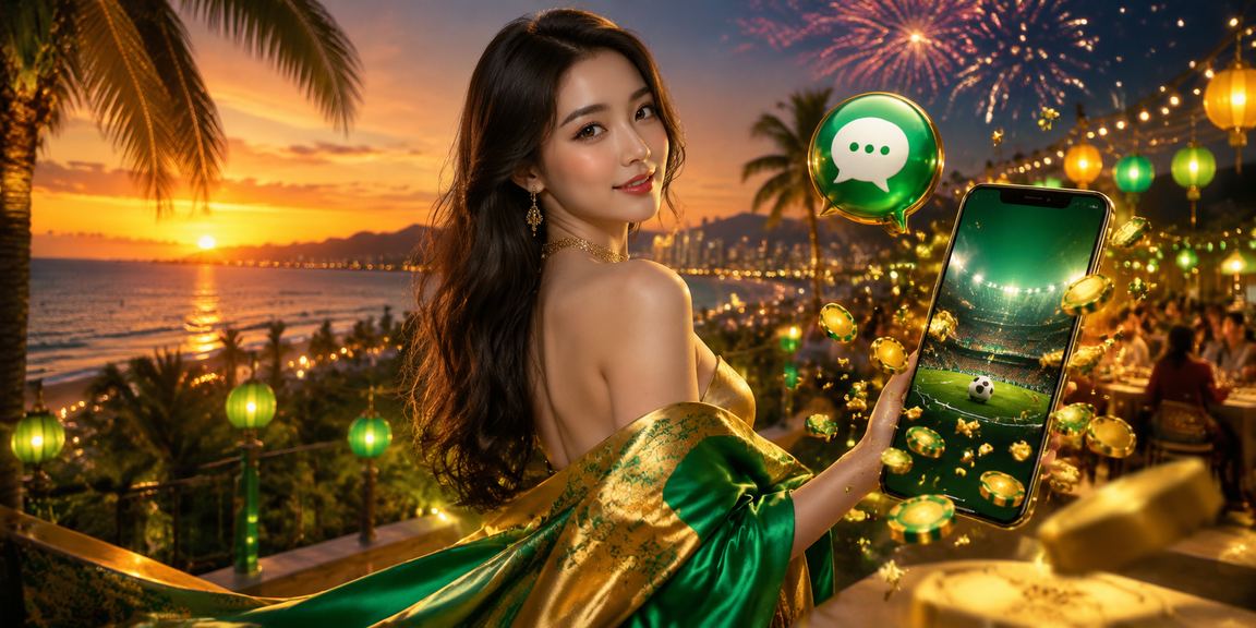 Phong cảnh bãi biển Đà Nẵng và điện thoại chơi game